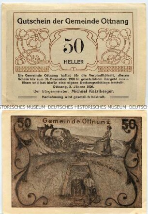 Ottnang, 50 Heller