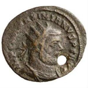 Münze, Follis (Follaro), 295 - 299 n. Chr.