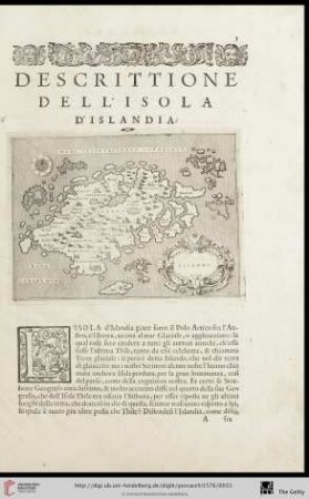 Descrittione dell‘ Isola d’Islandia