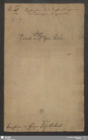 Bericht von der Härzer Poch-Arbeit - XVII 110 4.