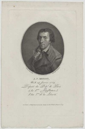 Bildnis Jacques Pierre Brissot de Warville