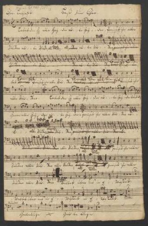 Baß zum Chor