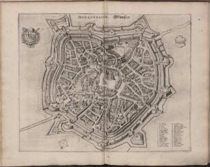 Monasterivm : Vrbs in media Westphalia celeberrimi nominis, metropolitica dignitate, & Episcopatu clara; De quo Albertus Krantzius, in Sua Saxonia lib. 2. Cap. 16