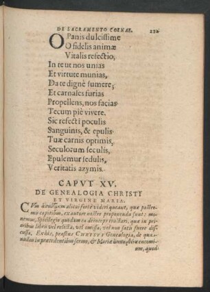 Caput XV. De Genealogia Christi Et Virgine Maria.