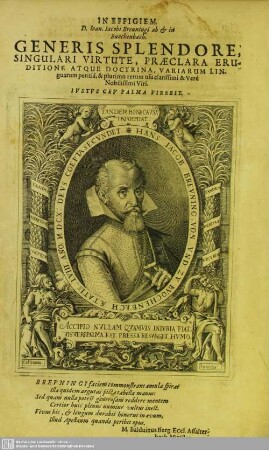 In Effigiem D. Joan. Jacobi Breuningi ab & in Buochenbach