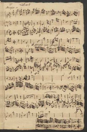 Allegro; clavier; D-Dur; H 254; Wq 116.28