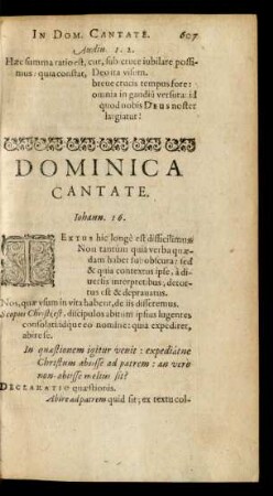 Dominica Cantate.
