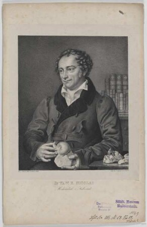 Bildnis des Theodor Wilhelm Emanuel Nicolai