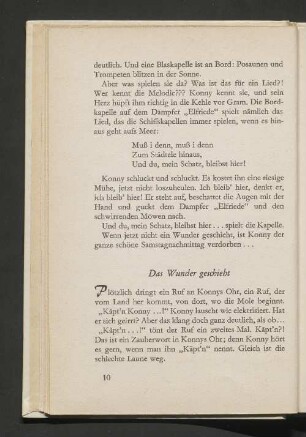 Das Wunder geschieht