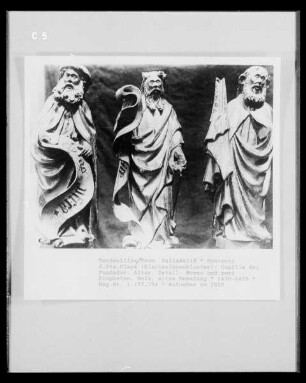 Altarschrein, Detail: Moses und zwei Propheten
