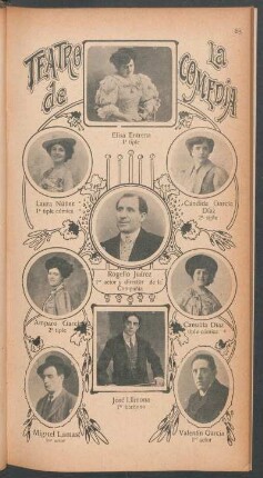 Teatro de la Comedia - [Retratos de los intérpretes]