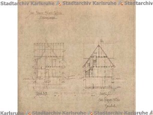 Beichel, Friedrich. Klärwerk Neureut. Dienstwohngebäude