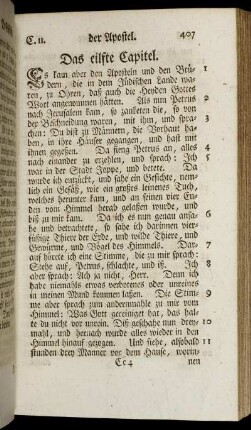 Das eilfte Capitel. - Das zwanzigste Capitel.