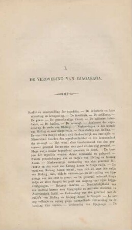 I. De verovering van Djagaraga