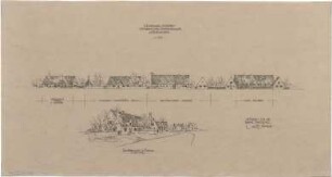 Gsaenger, Gustav; Moosburg (Bayern); Teilbebauung Stadtrand West - Ansichten