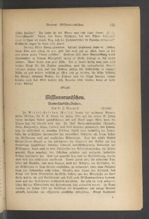 Missionsrundschau. Niederländisch-Indien (Schluß)