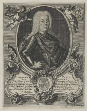Bildnis des Casparus Paris Dominicus de Wolkenstein et Trostburg