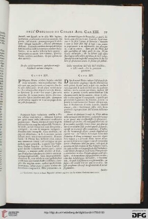 Caput XIV / Capo XIV