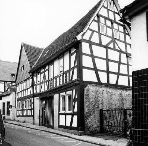 Fachwerkwohnhaus; Babenhausen, Amtsgasse 27
