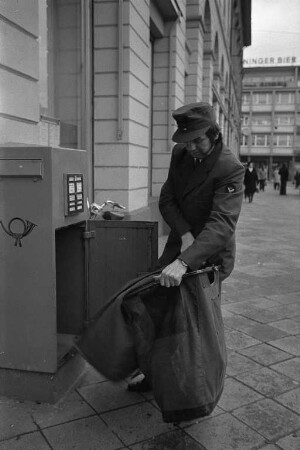 Reduzierung der Leerungszeiten von Briefkästen in Karlsruhe durch die Bundespost