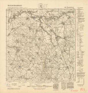 1199 Rautenberg, Topographische Karte 1:25000 (4-cm-Karte)