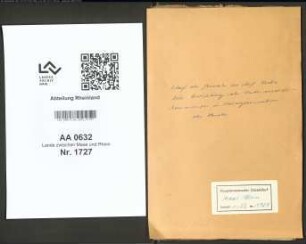 Erlaß des Generals Hoche betr. die Einrichtung der Intermediärkommission und Neuorganisation des Landes