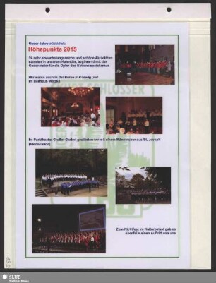 Höhepunkte des Jahres 2015 im Bild