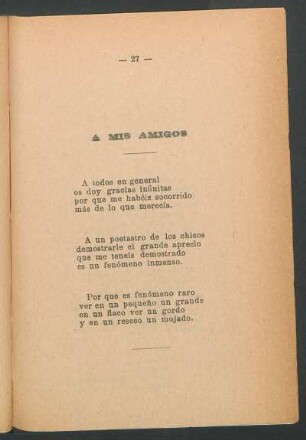 A mis amigos