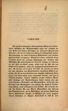 Beiträge zur ältern deutschen Sprache und Literatur, 1