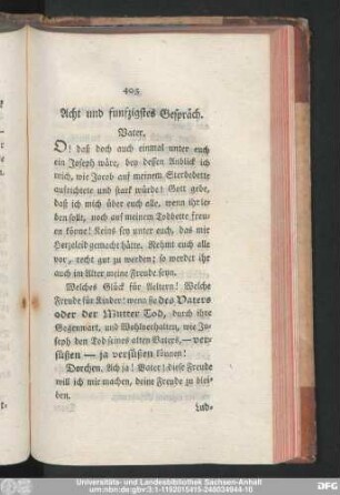 Acht und funfzigstes Gespräch.