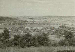 Blieskastel, Blick ins Bliestal und auf das Kloster Blieskastel