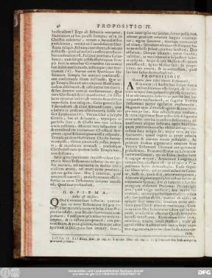 Propositio IV. Genuini sunt Libri Veteris Testamenti.