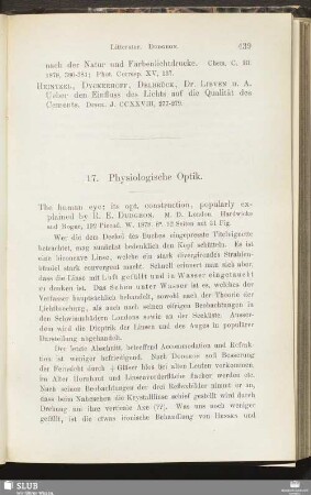 17. Physiologische Optik