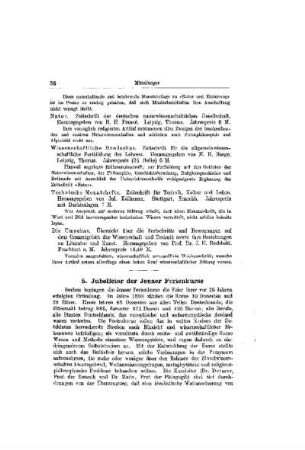 Jubelfeier der Jenaer Ferienkurse