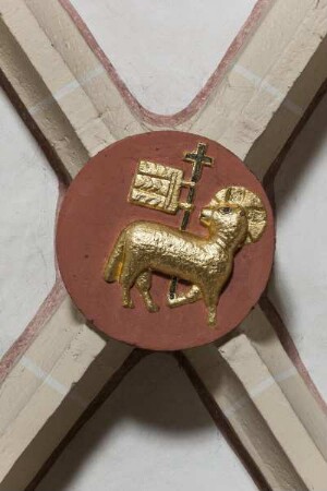Schlussstein mit Lamm Gottes