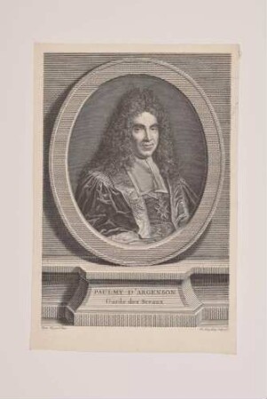 Bildnis Argenson, Marc Antoine René de Voyer de Paulmy d' (1722-1787), Diplomat, Bibliograph