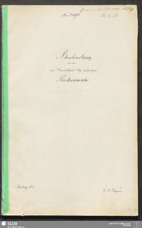 Beschreibung von der zur Himmelfahrt Fdgr. gehörigen Priesterwaesche - 18.7143 4.