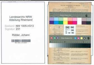 Entnazifizierung Johann Ridder , geb. 27.08.1886 (Postbetriebsassistent)