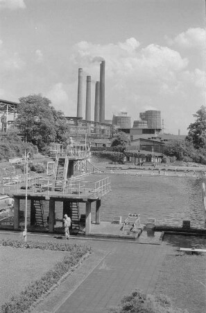 Bitterfeld. VEB Elektrochemisches Kombinat Bitterfeld (EKB). Werklandschaft