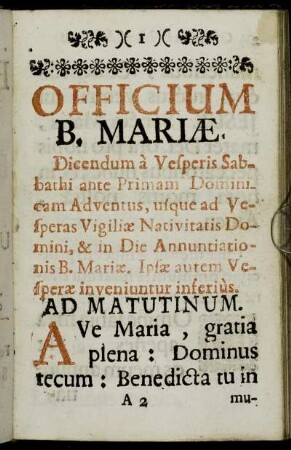 Dicendum à Vesperis Sabbathi ante Primam Dominicam Adventus[...] - Psalmus 44.