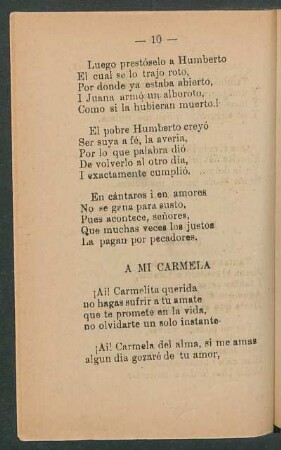 A mi Carmela