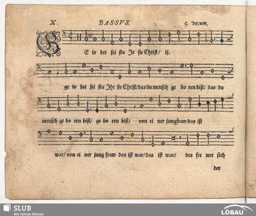 X. Gelobet seistu Jesu Christ