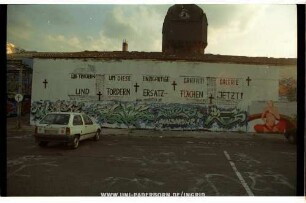 WIR TRAUERN UM DIESE EINZIGARTIGE GRAFFITI GALERIE UND FORDERN ERSATZ-FLÄCHEN, JETZT! | {KREUZ} | {URL}
