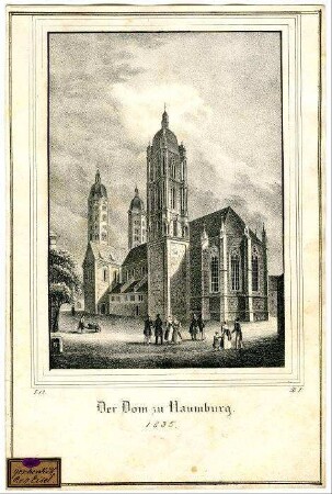 Dom zu Naumburg. 1835.