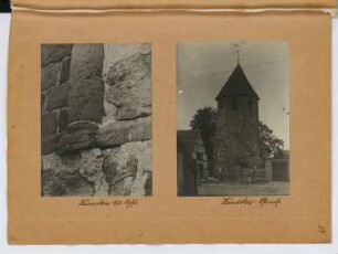 Dorfkirche, Hämerten: Ansicht, Detail (aus: Skizzen- und Fotoalbum 29)