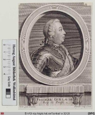 Bildnis Friedrich Wilhelm I., König in Preußen (reg. 1713-40)