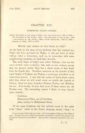 Chapter XIX. Dardistan: Gilgit history
