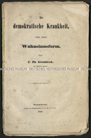 Kritische Abhandlung zu den Bestrebungen, in Deutschland eine Demokratie einzuführen