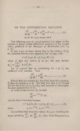 On the differential equation.