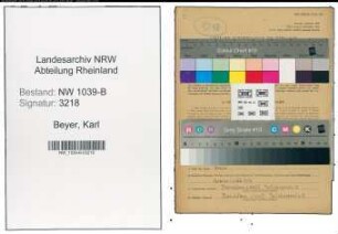 Entnazifizierung Karl Beyer , geb. 26.02.1893 (Zollbeamter)